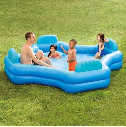 Intex floating lounge chair has to be one of the best pool inflatables ive ever owned! Intex Inflatable Swim Center Family Lounge Pool $39.97 ...