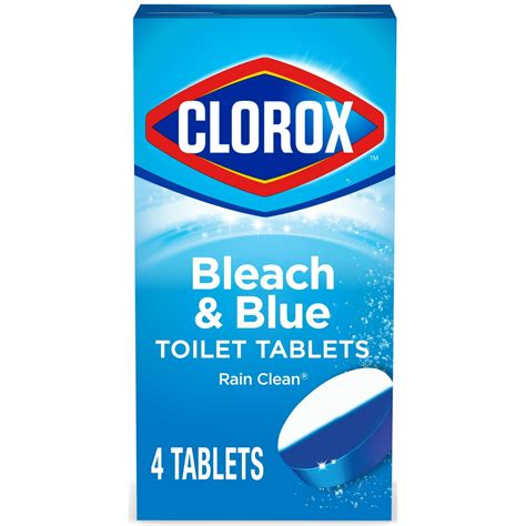 Clorox Ultra Clean Toilet Tablets Bleach And Blue Rain Clean Scent 2