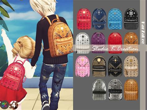 Sims 4 Ccs The Best Backpack For Kids Version By Karzalee The
