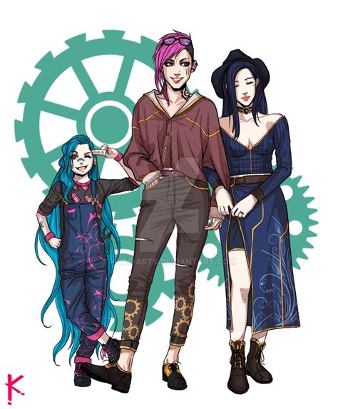 Jinx And Vi And Caitlyn