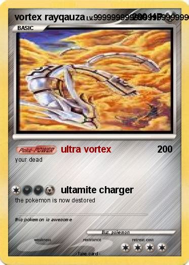 Training accounts are and always will be run and maintained by the players. Pokémon vortex rayqauza - ultra vortex - My Pokemon Card
