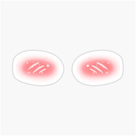 Anime Blush Sticker For Sale By Myloveforyou Redbubble