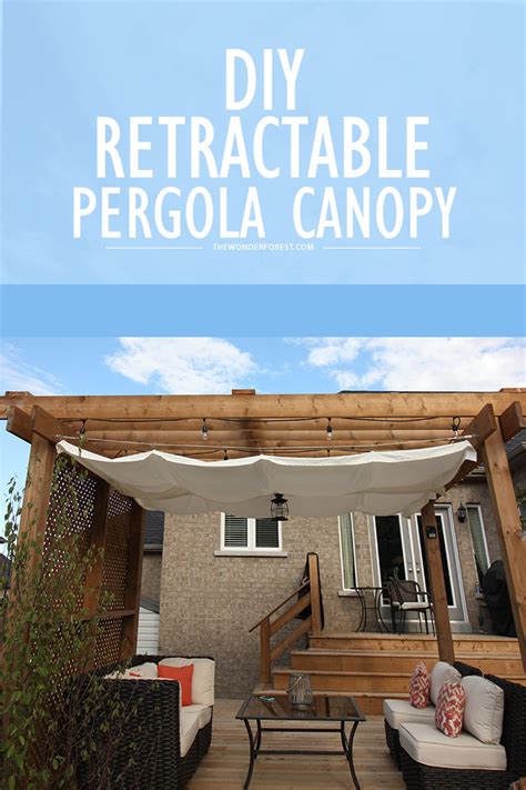 Diy Retractable Pergola Canopy Kit Diy
