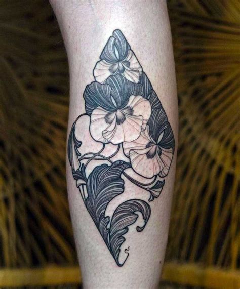 Art Nouveau Woman Tattoo