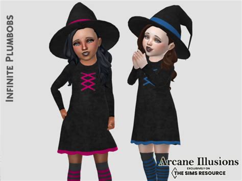 Arcane Illusions Toddler Witches Dress By Infiniteplumbobs At Tsr