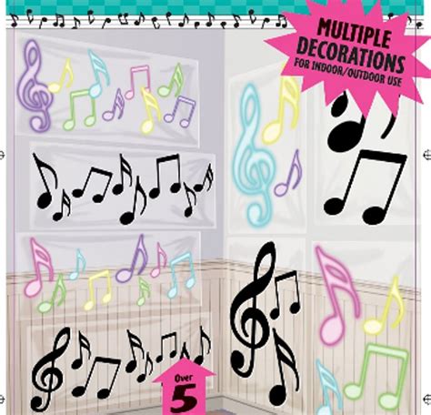 Music Theme Party Giant Music Themed Musical Notes Music Note Themed