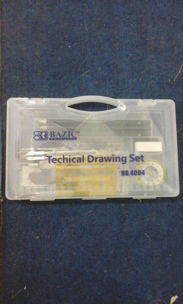Jual Set Alat Gambar Teknik Bazic Technical Drawing Set Box Kode Al1435