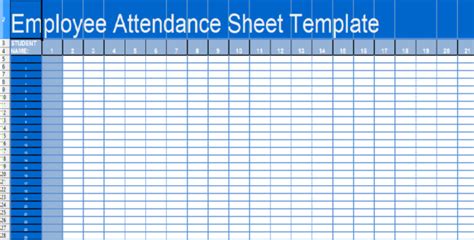 Daily Attendance Sheet Template In Excel Xls Free Excel Templates