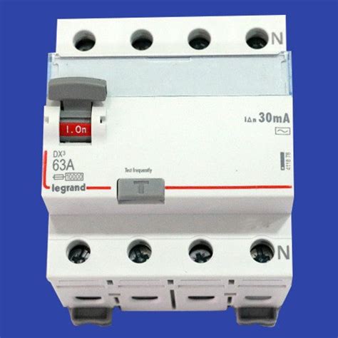 Circuit breaker for low temperature. Triple Phase MCB Type Legrand 63 A 4 Pole RCCB (ELCB), Rs ...