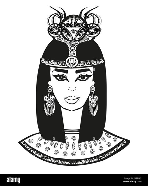 egyptian makeup cut out stock images and pictures alamy