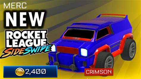 New Crimson Merc In Item Shop Rocket League Sideswipe Youtube