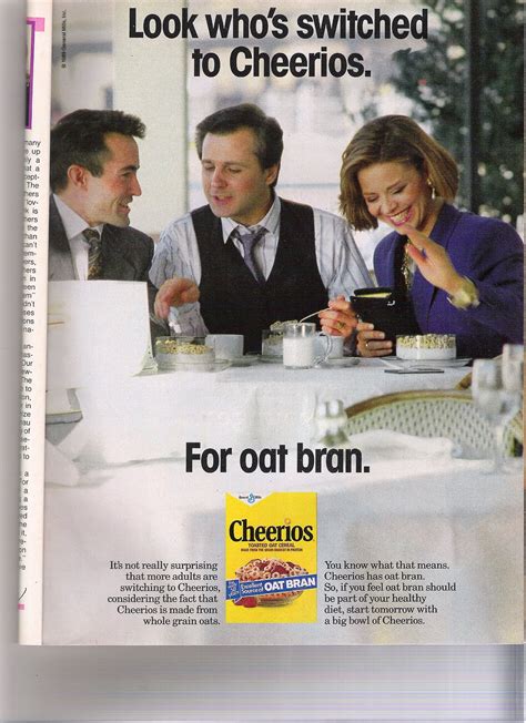 Womans Day Ads From The 90s Cheerios Ad From 1989