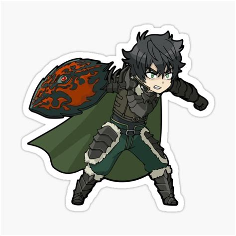 Angry Naofumi The Rising Of The Shield Hero Tate No Yuusha Sticker By