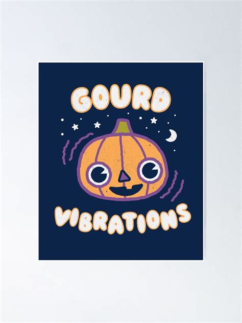 Gourd Vibrations Pumpkin Fall Autumn Dad Jokes Puns Funny Food