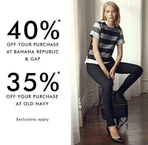 Banana Republic Gap And Old Navy Canada Online Promo Code Deals Save