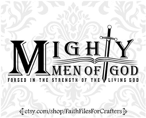 Mighty Men Of God Svg Mens Ministry Svgmens Conference Svgmens