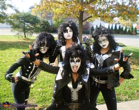 Homemade Kiss Band Costumes