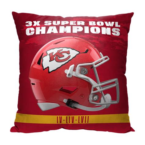 Officially Licensed Nfl Chiefs Super Bowl Lvii Champs Basin Pillow
