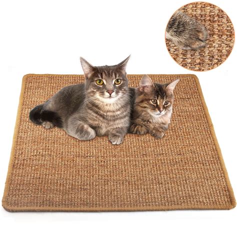 We tested a range of both cats returned to the scratcher multiple times a day during testing. Cat Scratching Mat, Natural Sisal Cat Scratch Mat, Anti ...