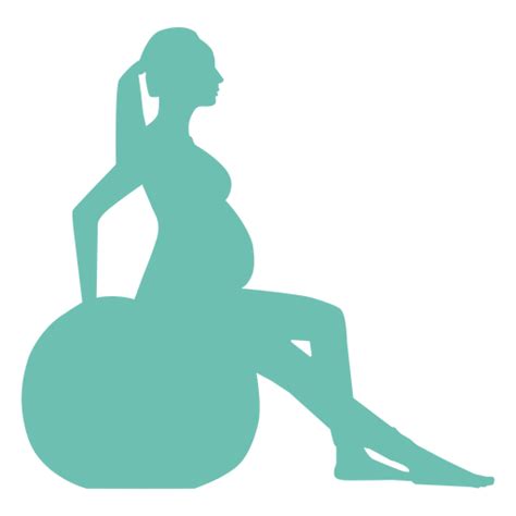 Mujer Vientre Ballon Embarazo Silueta Descargar PNG SVG Transparente