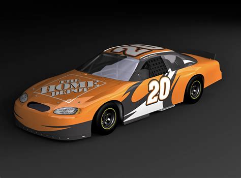 Nascar Number 20 By Cpiboontum