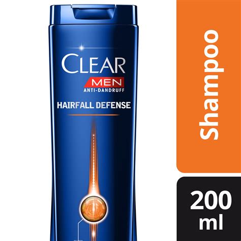 Clear Hair Fall Defense And Anti Dandruff Shampoo For Men 200ml Upc