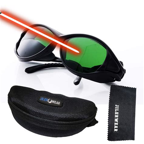 buy jilerwear professional laser safety glasses for 405nm 445nm 450nm 532nm 850nm laser and