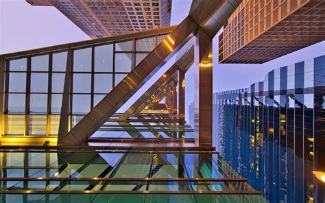 Download Wallpaper 3840x2400 Building Architecture Glass Metal 4k