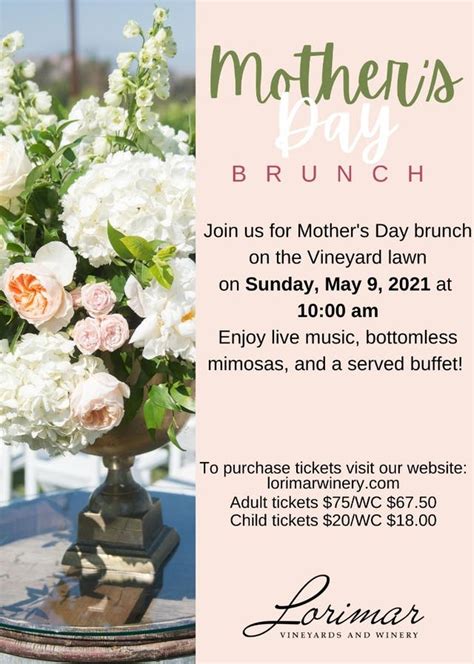 May 9 Mothers Day Brunch Temecula Ca Patch