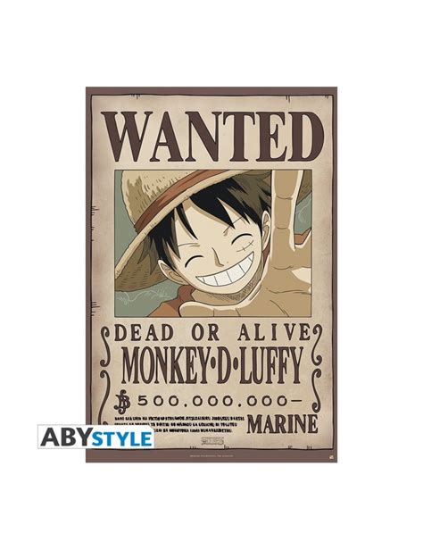 Abystyle One Piece Set Chibi Posters Wanted Luffy