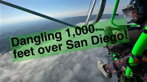 Dangling My Feet At 1000 Feeta San Diego Coastal Tour In An