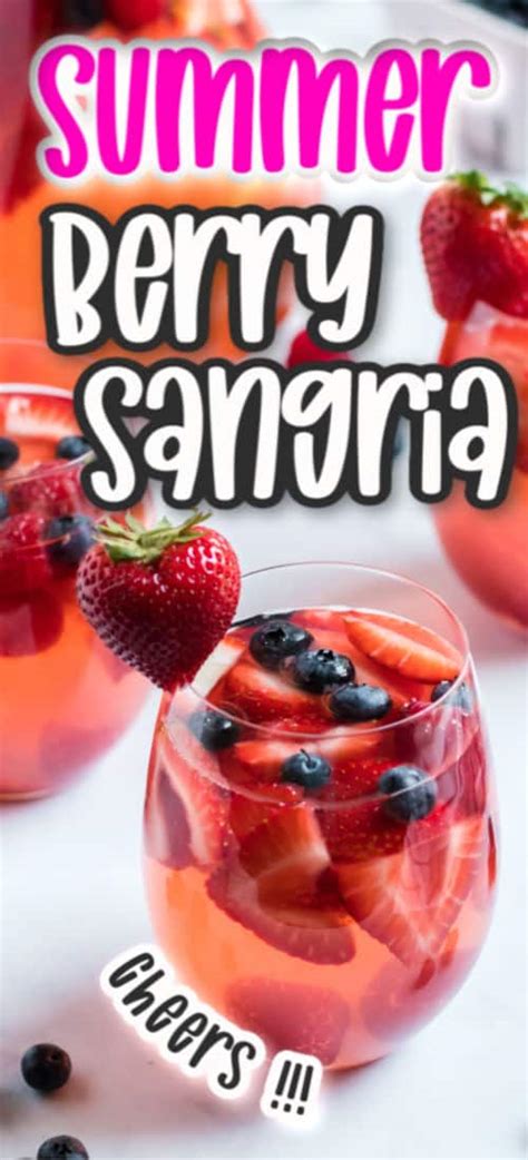 The Best Summer Berry Sangria Real Housemoms