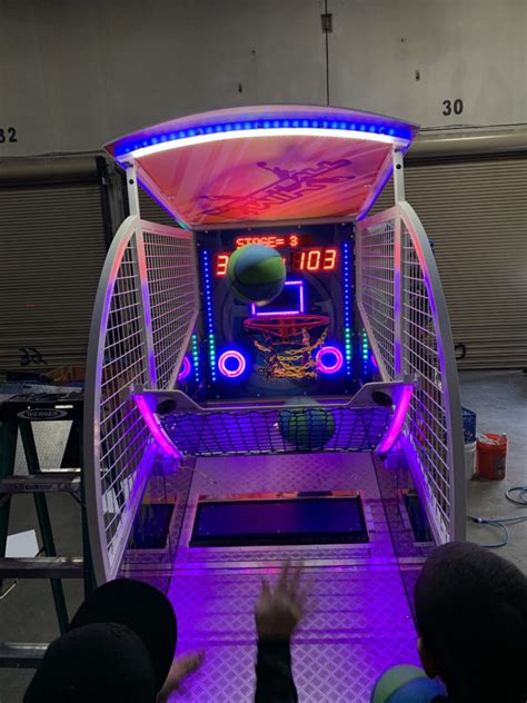 Led Glowing Basketball Hoop Game · Arcade Game Rental