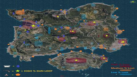 We have completely overhauled the user experience with new version 1.0.0 which features new erangel will be available for pubg mobile starting on september 8.the server will not be taken offline for this update. PUBG Island Map of ERANGEL Loot Locations for Android ...