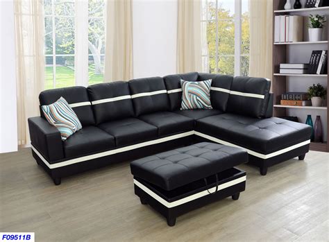 buy aycp furniture new style l shape sectional sofa set with storage ottoman right hand facing