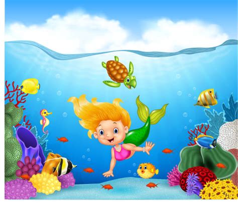 Cute Pufferfish Background Illustrations Royalty Free Vector Graphics