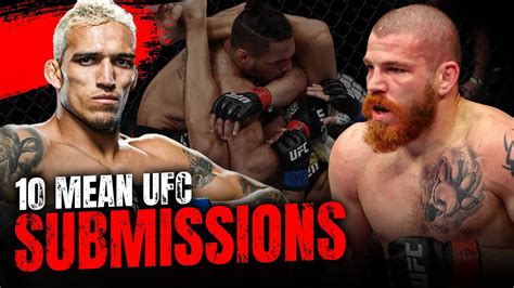 Top 10 Ufc Submissions Of All Time Youtube