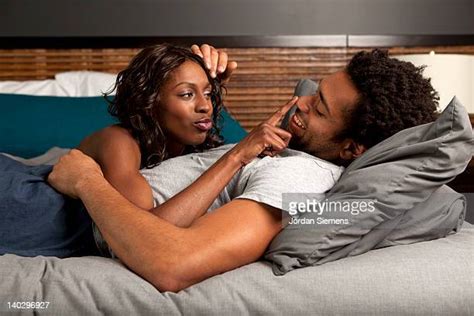 Black Couple Bedroom Photos And Premium High Res Pictures Getty Images