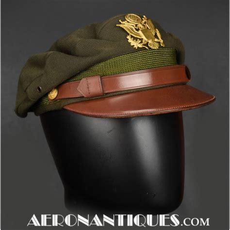 Wwii Crusher Hat Wwii Us Officer Visor Hat Crush Cap Us Officers
