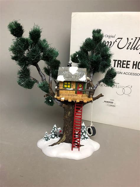 Dept 56 Snow Village Accessory 1997 Treetop Tree House 54890 Etsy