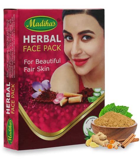 Madihas Herbal Facepack For Fair Skin Pack Of 12x100gm Face Face Pack 1200 Gm Buy Madihas