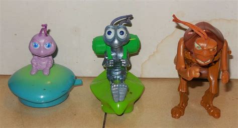 Various Mcdonalds Happy Meal Toy 1998 Walt Disney Bugs Life Plastic Characters Fast Food