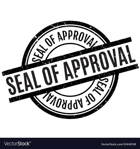 Rubber Stamp Seal Of Approval Stamps Stickers Labels And Tags