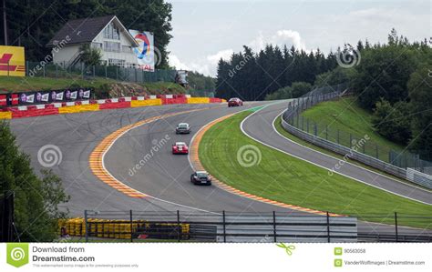 Spa Francorchamps Race Circuit Belgium Editorial Stock
