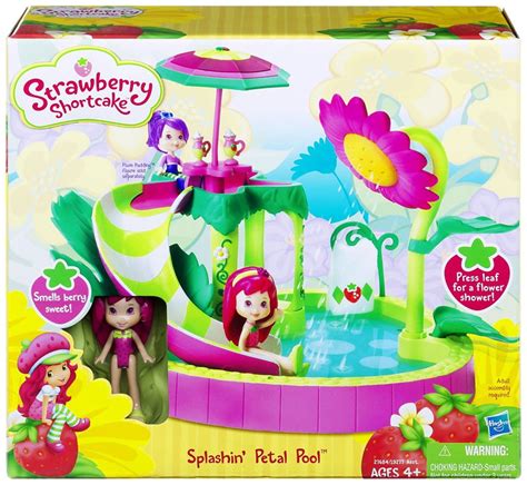 Strawberry Shortcake Splashin Petal Pool Playset Hasbro Toys Toywiz
