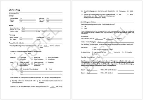 Kündigung meines arbeitsvertrages vom xx.xx.xx. Download Werkvertrag | AGVS | UPSA - Sektion Bern