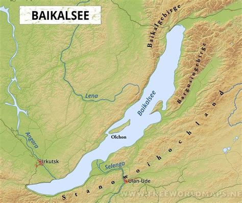 Baikalsee Karte Freeworldmaps Net