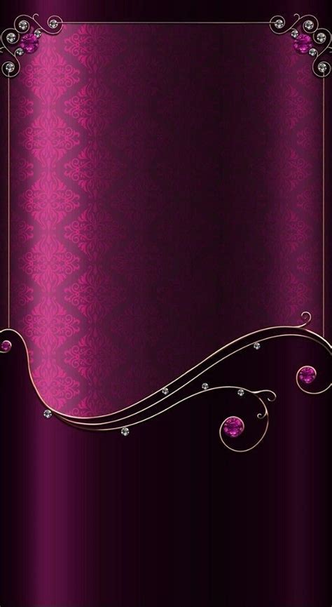 Burgundy And Gold Wallpaper By Artist Unknown Phone Wallpaper