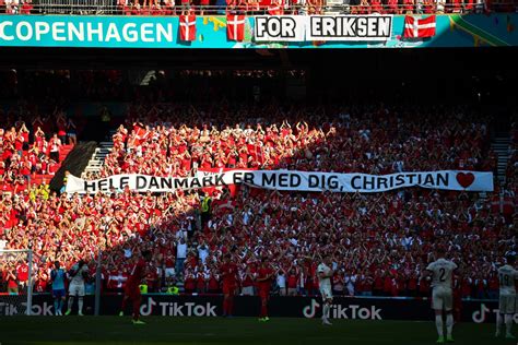 Denmark vs finland was paused after christian eriksen collapsed on the pitch, after a delay the game has continued in copenhagen. Belgium and Denmark pay tribute to Christian Eriksen by ...
