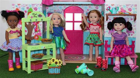 American Girl Wellie Wishers Playhouse Playset Review Youtube